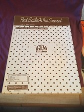 Vintage Sheet Music: Red Sails in the Sunset, Gem Edition 1935