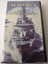 1981 SEAPOWER BATTLESHIP CARRIER DESTROYER CRUISER SUBMARINE CLAMSHELL VHS TAPE
