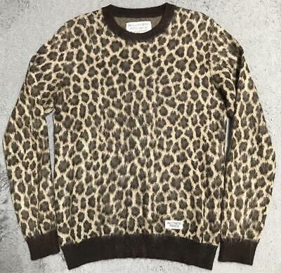 Wacko Maria Leopard Mohair Knit Sweater Brown M | eBay Wacko Maria Leopard Mohair Knit Sweater Brown M | eBay