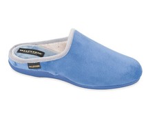 VALLEVERDE CIABATTE DONNA INVERNO 31101  PANTOFOLE AZZURRO