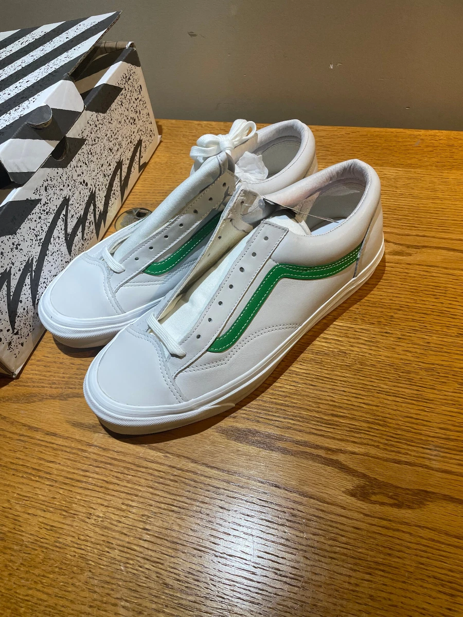 Vans OG Style 36 LX True White Green for sale | eBay