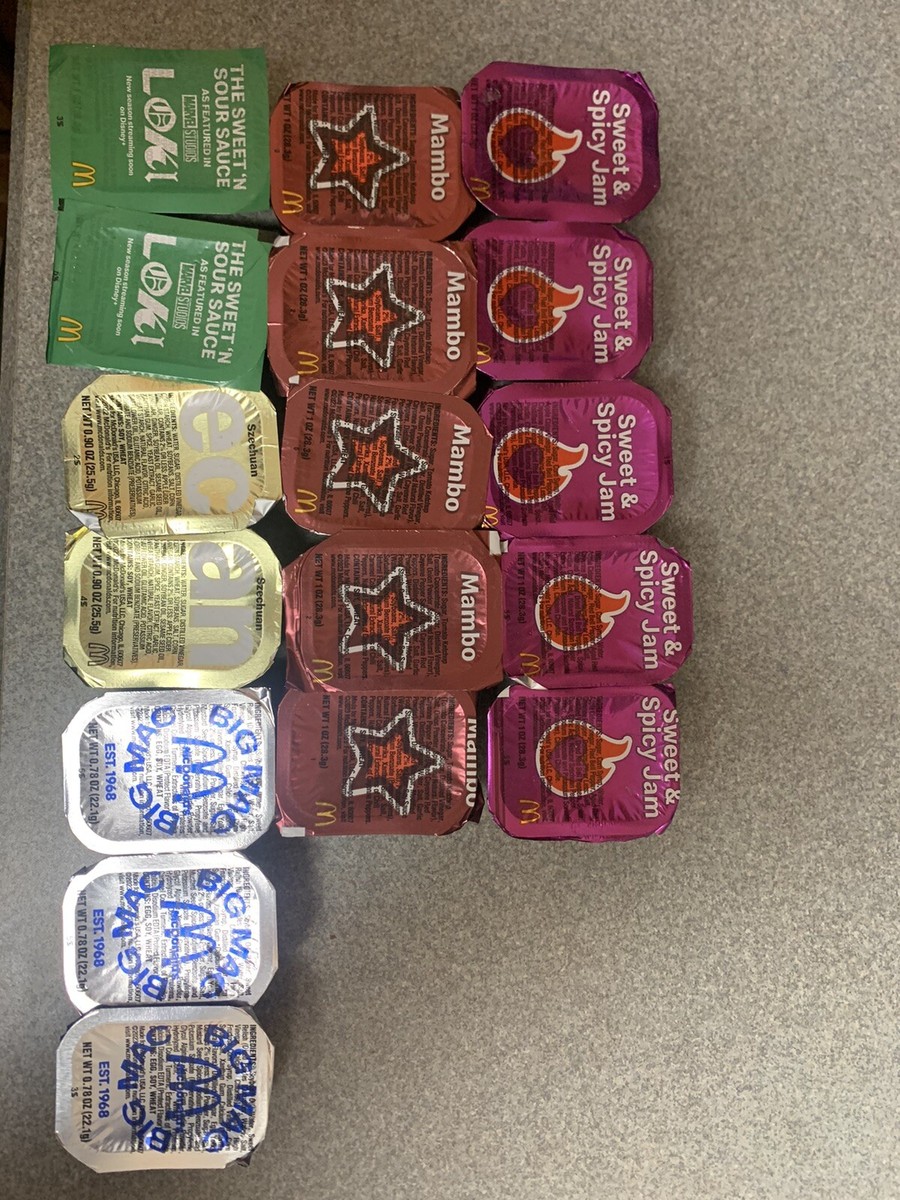 McDonald's Limited Edition Sauces Bonus (3 Wcdonald's Sauce) | eBay