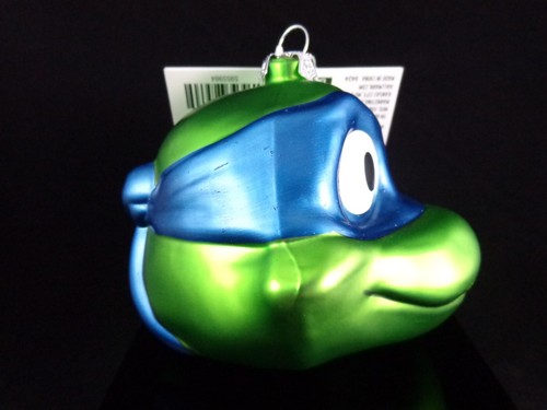 Hallmark Blown Glass Mutant Ninja Turtle Leonardo Christmas Ornament 2024 - Picture 2 of 8