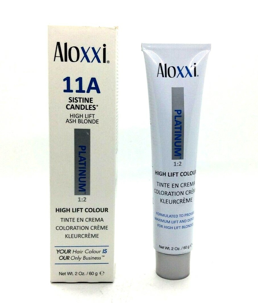 Platinum 1:2 by Aloxxi 2 oz / 60 g high lift colour hair Select Color ...