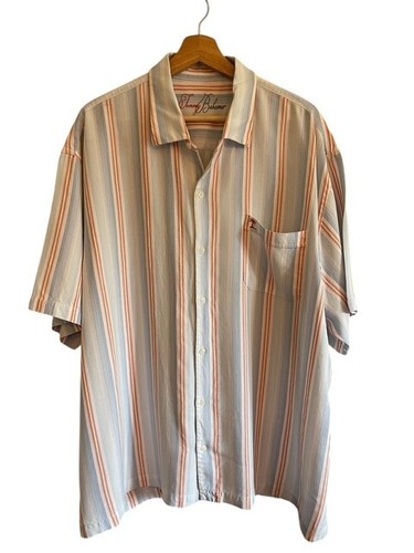 Chemise American Rag Vintage Blanche à Rayures Taille XXL - Léger, Neuf Avec étiquettes
