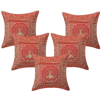 Brocade Jacquard Cushion Cover Decorative Pillow Case Hippie Gypsy Home Decor