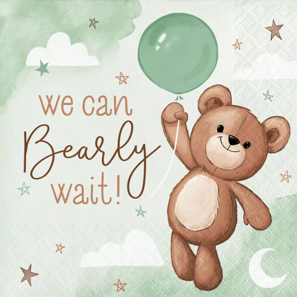 Baby shower sale beverage napkins