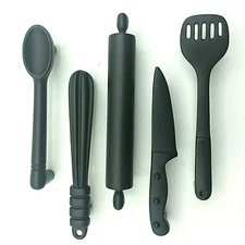 Lot (22) Cabinet Drawer Pull 3" CHEF KITCHEN TOOL BLACK Hardware Atlas Homewares