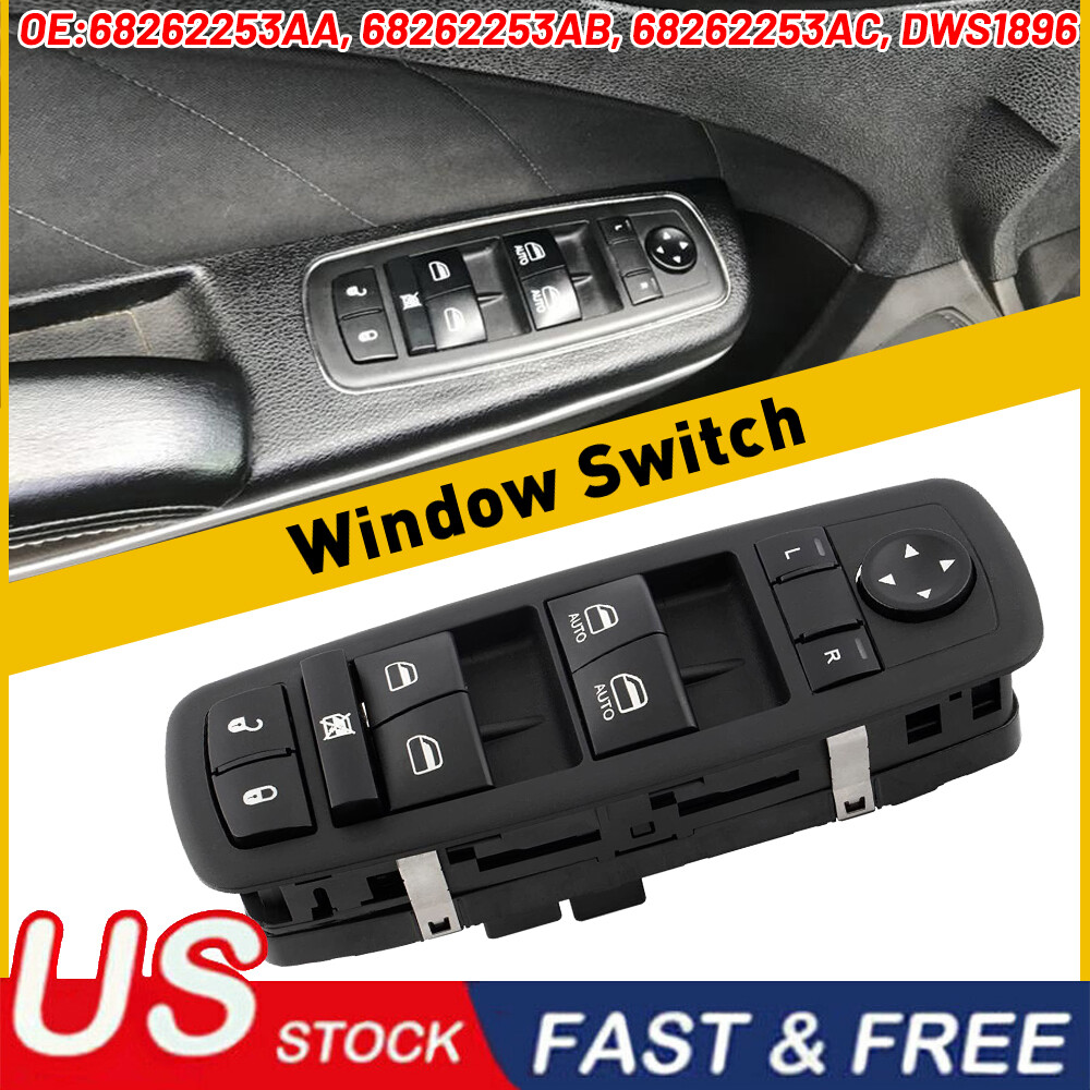 Master Power Window Switch For 2015-2019 Chrysler 300 Dodge