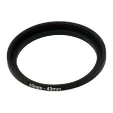 Metal 40mm-43mm Step up Filter Ring 40mm Male to 43mm Female Lens Adapter