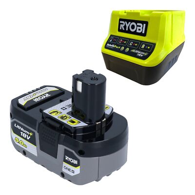 RYOBI RC18120-150X Akku Starter Set mit 1x RB18L50 18 V 5 Ah + RC18120 Ladegerät