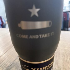 YUKON OUTFITTERS Come And Take It  Engraved 30oz Tumbler