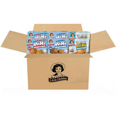 Mini Muffin Variety Pack, Birthday Cake, Blueberry, Chocolate Chip (2 Boxes Each
