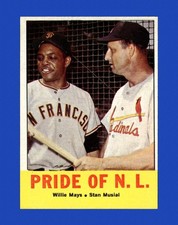 1963 Topps Set-Break #138 Willie Mays/S.Musial EX-EXMINT *GMCARDS*