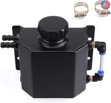 RASTP Universal 1L Coolant Overflow Tank, Aluminum Coolant Radiator