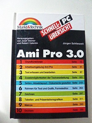 AmiPro 3.0 (PC-Schnellübersicht) Buch Pearson Benelux B.V.