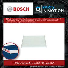 Pollen / Cabin Filter fits NISSAN MICRA K13, K13KK 1.2 10 to 19 Genuine Bosch