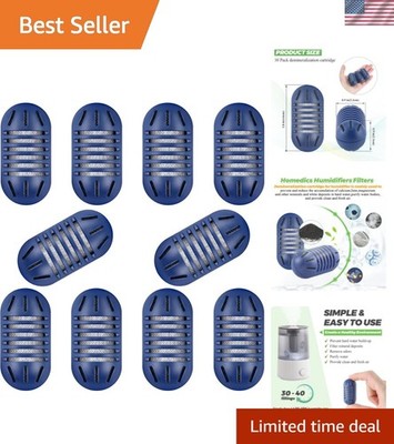 Improved Air Quality: 10-Pack of UHE-HDC4 Humidifier Demineralization Filters