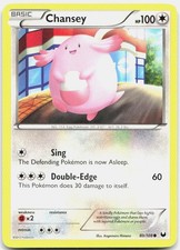 Chansey (80) Common Dark Explorers 80/108 LP on eBay