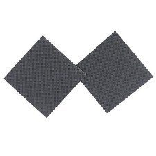 5 Pairs 6.5 cm Square Resin Shoe Pads Non Wear Resistant Stickers