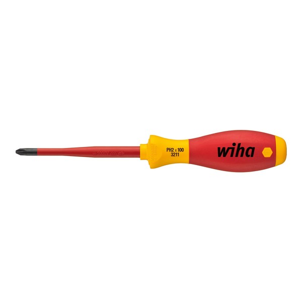 Wiha Schraubendreher Softfinish® Electric Slimfix Phillips PH1 X 80 Mm-image