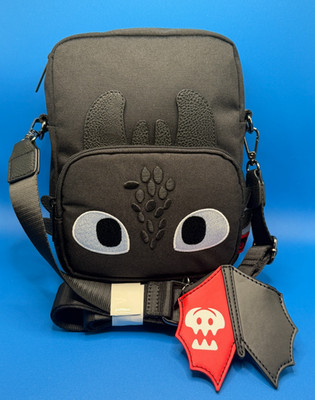 Universal Epic Universe How To Train Your Dragon HTTYD Toothless Crossbody Bag