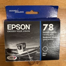 Epson 78 Black Standard Capacity Printer Ink expired 2022
