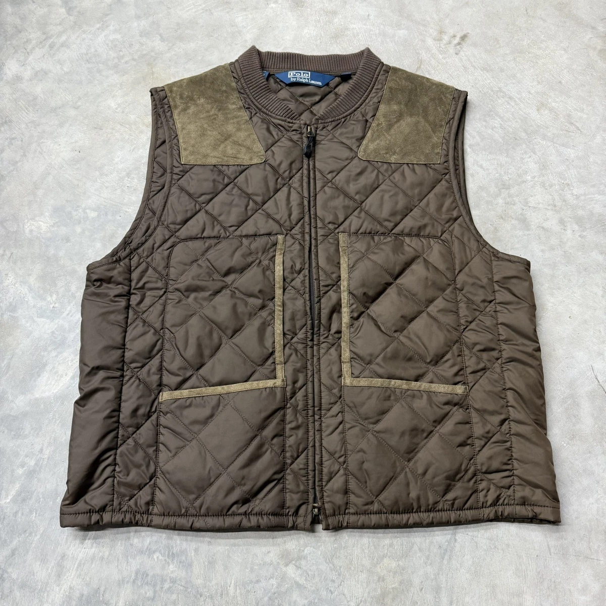 Polo Ralph Lauren Vest Coats, Jackets & Vests Suede Outer Shell  display picture 1