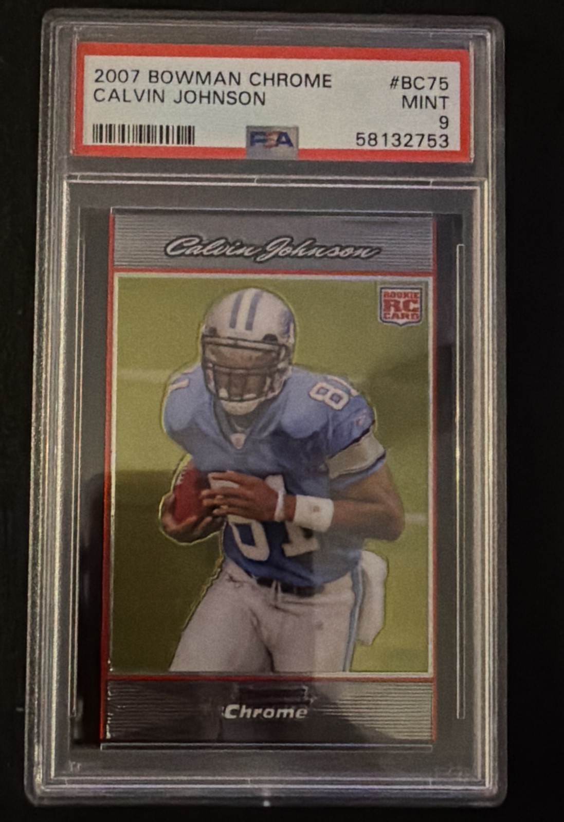 2007 Bowman Chrome - Calvin Johnson #BC75 (RC)