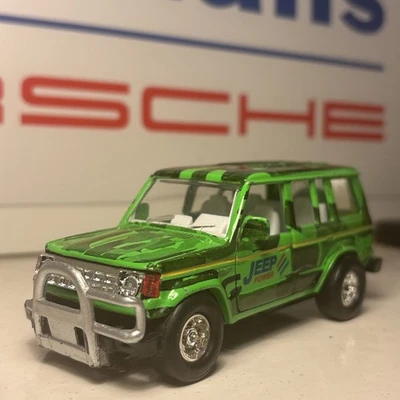 RARE Hyundai Galloper 1:35 Diecast Model Car Green Camo Jeep Power Obscure 4x4 - Image 1 of 4