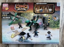 HTF! Block Tech Dino Island - Dino Escape 365 Pieces Set 🌟 BRAND NEW & SEALED!!