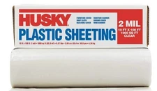 10 Ft. X 100 Ft. Clear 2 Mil. Plastic Sheeting