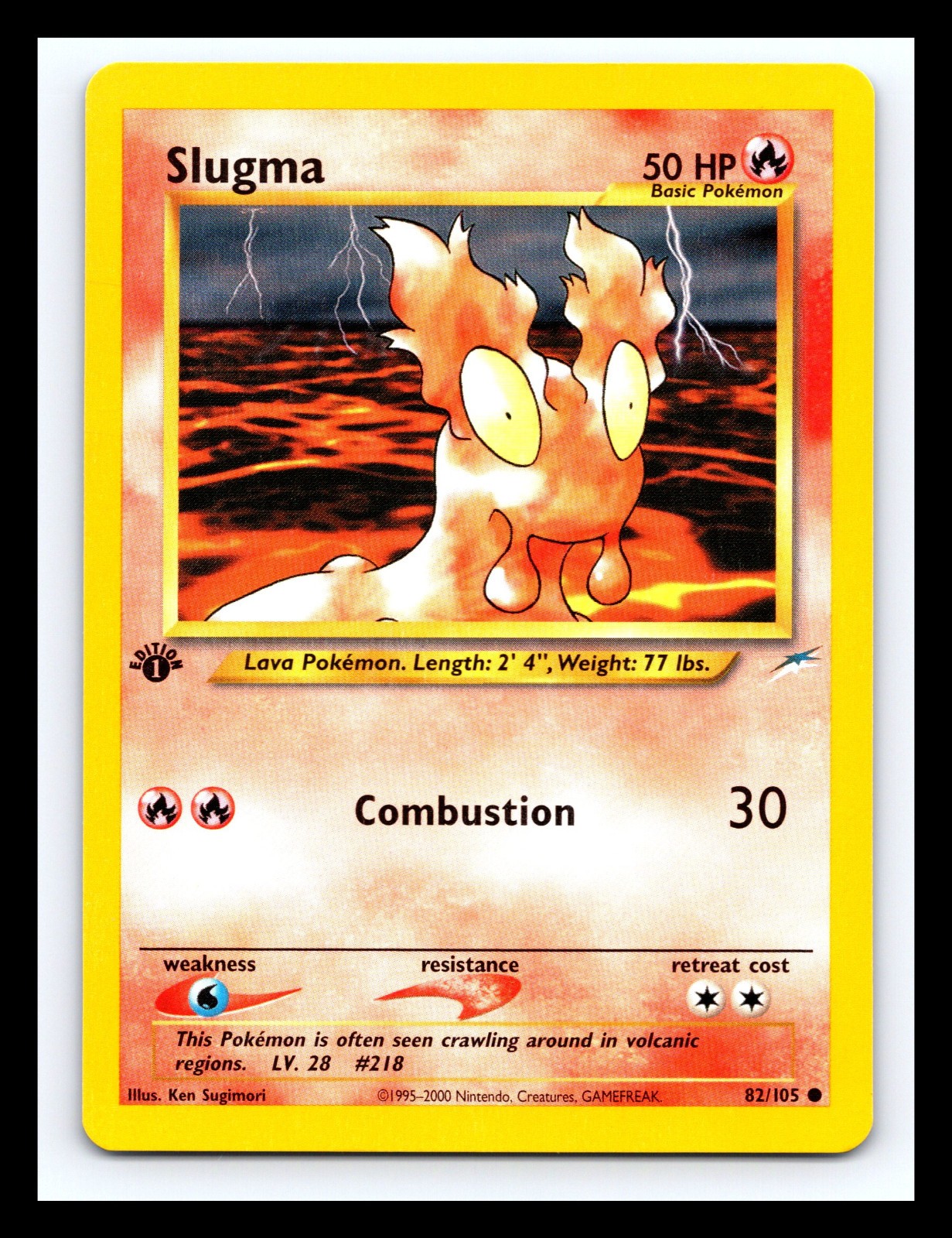 💥 SLUGMA 1st Edition Stamp # 82/105 Neo Destiny Non Holo Vintage Pokemon 2001