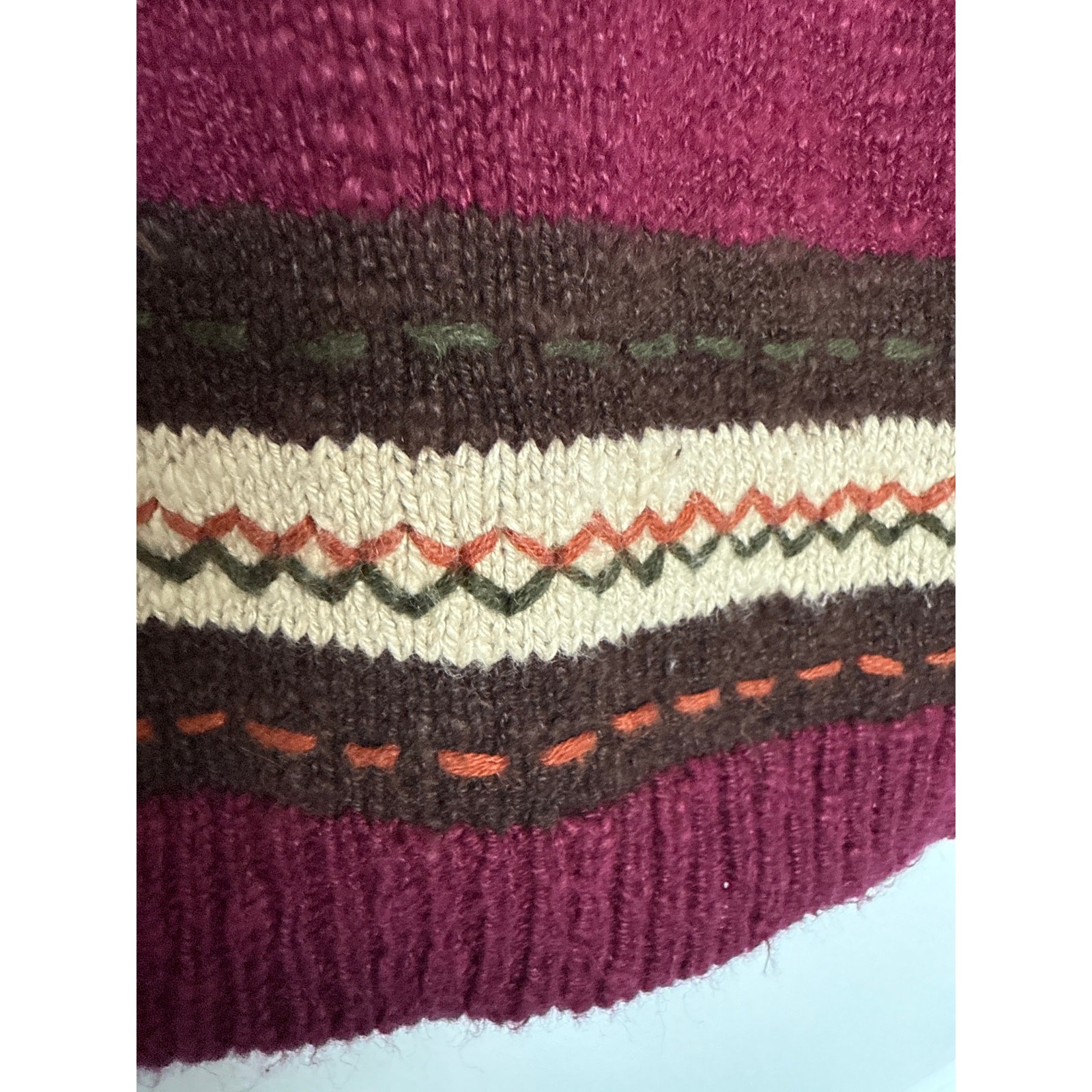 Vintage Classic Elements Grannycore Embroidered V… - image 4