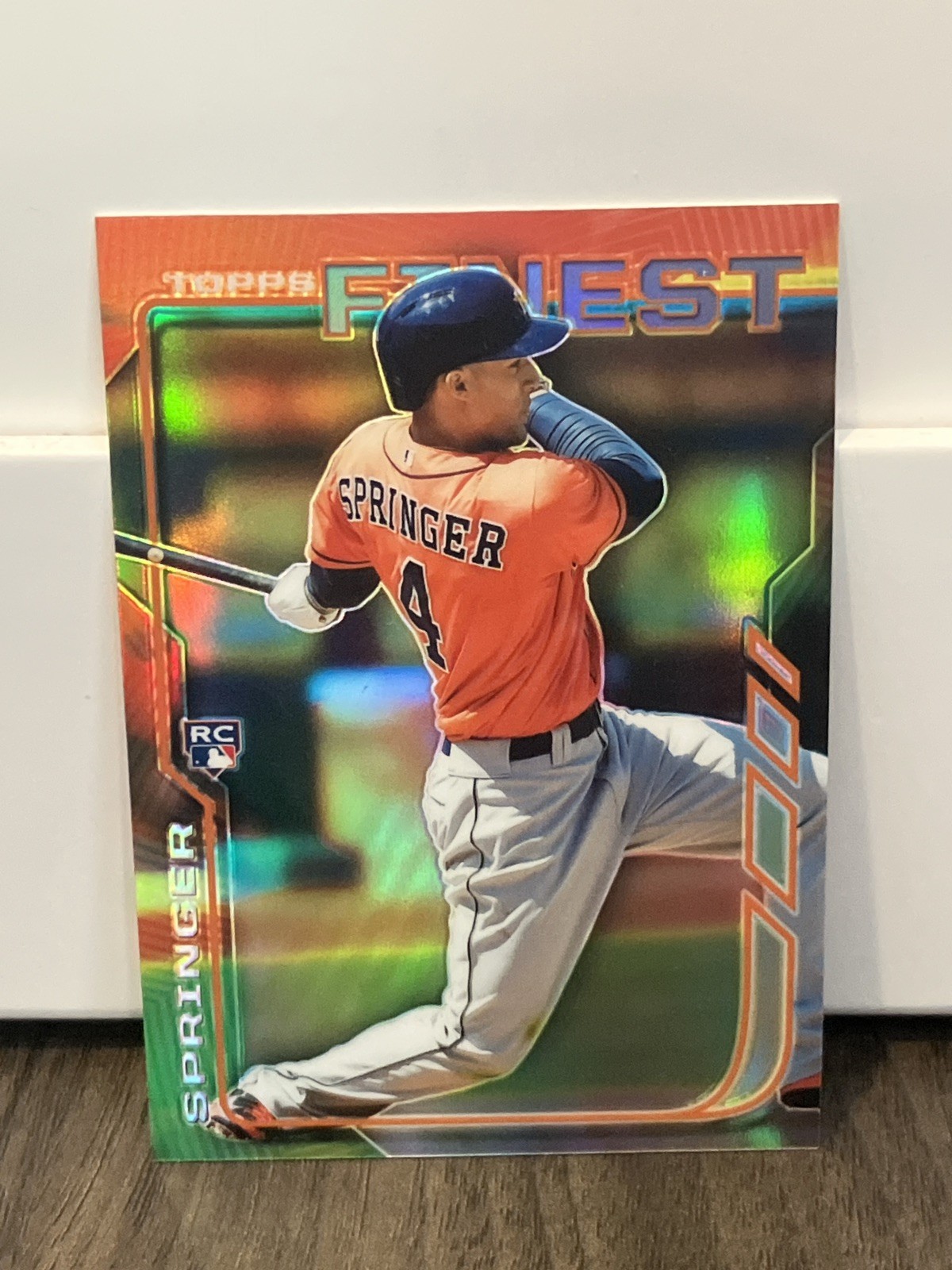 2014 Finest - George Springer  RC REFRACTOR #39