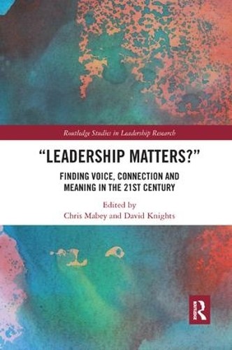 Leadership Matters by Chris Mabey, David Knights - 9781138368842