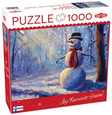 Puzzle (1000 T.) Glücklicher Schneemann (Tactic) NEU/OVP