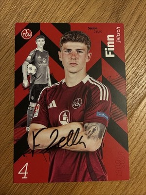 Finn Jeltsch Autogrammkarte Original Signiert 1.FC Nürnberg