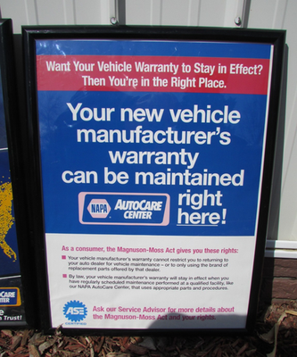 Set of 4 NAPA Auto Parts Store Display Posters | eBay