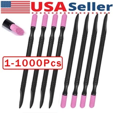 1000 Pieces Pumice Stone Nail File Cuticle Stone Pusher Nail Sanding Sticks Nail