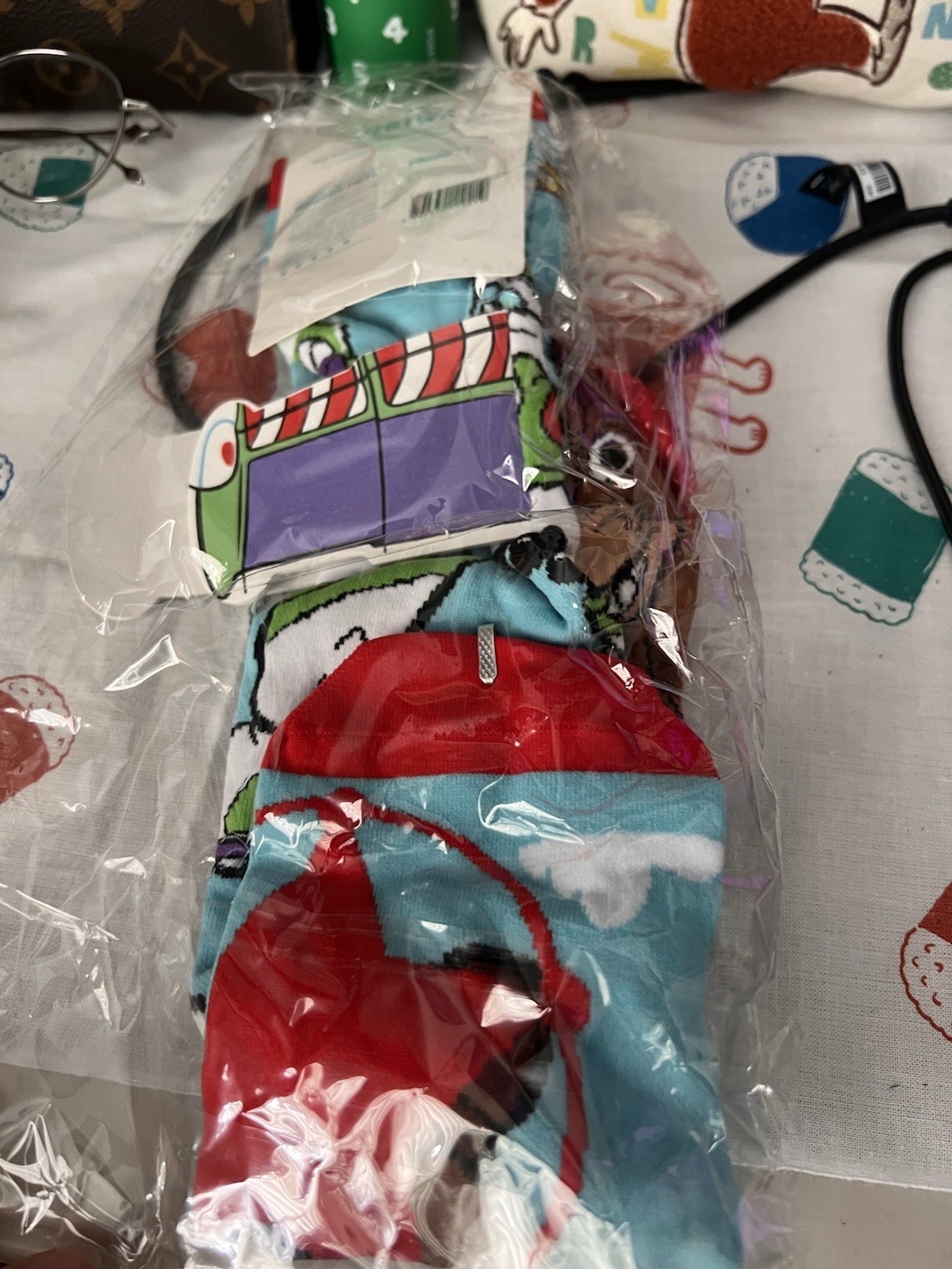 Disney Pixar Socks Buzz Lightyear Woody