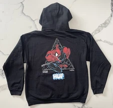 Huf x Spider-Man Thwip Marvel Hoodie Size Large NEW