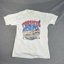 Toronto Canada Shirt Size XS Vintage Tower Skyline Single Stitch Tourist White 