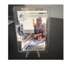 Upper Deck 2003-04 SP Game Used Antawn Jamison Warriors Autographs /100