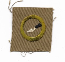 Vintage Masonry Square Merit Badge - Boy Scouts