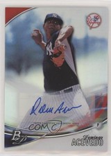 2016 Bowman Platinum Top Prospects Auto Domingo Acevedo #TPA-DA Auto 4m3