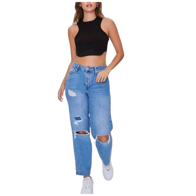 Forever 21 Womens Distressed Premium Jeans Size 29 100