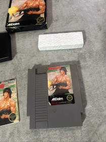 Rambo NES (Nintendo, 1988) Complete CIB Tested And Working