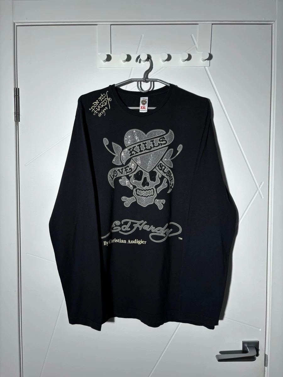 Ed Hardy Long Sleeve Solid T-Shirts for Men for sale | eBay