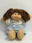 Vintage Cabbage Patch Doll 1982 Brown Hair Blue Eyes One Dimple Coleco